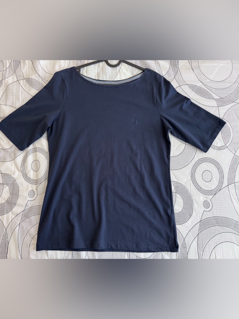 Nautica Navy Short-Sleeve Women's Tee